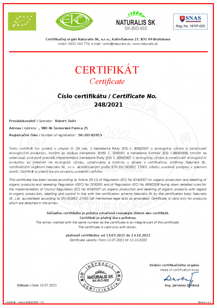 Certifikáty Certifikáty